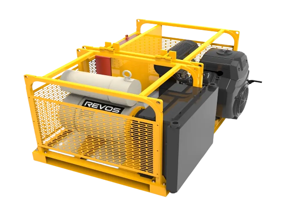 Gasoline Diesel Rotary Vane Air Compressor